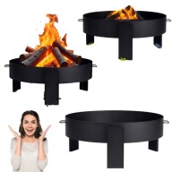 PALENISKO OGRODOWE TRÓJNÓG DO OGNISKA GRILLA DUŻE 80CM NA OGNISKO PALENISKO