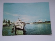 SZCZECIN statek LILLA WENEDA przy Dworcu Morskim - pocztówka z lat 70-tych