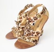 MODA IN PELLE BRASIL SKÓRA WŁOS LEOPARD ROZ 36