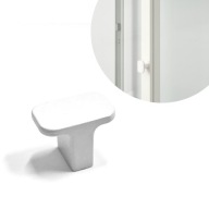 GAŁKA MEBLOWA UCHWYT 24MM BIAŁY LOFT IKEA BLALIDEN HACKAS PAX METOD HEDRA