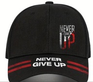 Czapka z daszkiem John Cena czarna Never Give Up Nigdy Nie Poddawaj Się