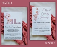 Zaproszenia na Chrzest z kopertą W CENIE