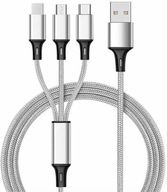 kabel do ładowania telefonu 3w1 (IPhone,Samsung,Xiaomi)