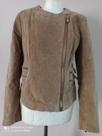 MNG KURTKA ramoneska SKÓRZANA ZAMSZOWA 38/40