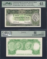 BNA - AUSTRALIA 1 Funt 1961 HK/65 940704 # McDonald 52b # B. RZADKI # XF+