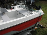 Łódź wędkarska Necko 420 z silnikiem 9,9 Suzuki, PRS