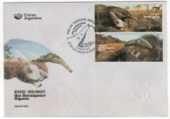 Argentyna 2021 FDC Znaczki zwierzęta mrówkojad