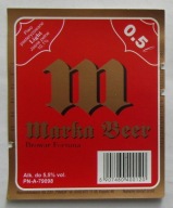 ETYKIETA PIWO MARKA BEER BROWAR FORTUNA MIŁOSŁAW ROZLEWNIA PIANOX KOPYŚĆ