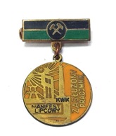 ZASŁUŻONY PRACOWNIK KWK MANIFEST LIPCOWY - MINIATURKA