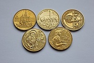 Zestaw monet 2 zł GN z 1999 roku - 5 szt