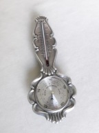 CYNOWY BAROMETR TERMOMETR ŚCIENNY SKS