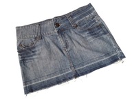 SPÓDNICA JEANSOWA MINI R.38__DENIM