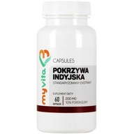 Myvita Pokrzywa Indyjska 200mg suplement diety 60 kapsułek