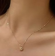 Naszyjnik serduszko pozłacane celebrytka biżuteria damska