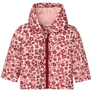KURTKA ZIMOWA DZIECIĘCA PINK W KWIATKI 80 LUPILU
