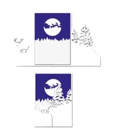 Kartka Bożonarodzeniowa SANIE MIKOŁAJA