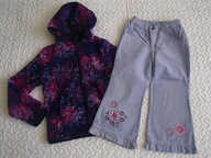 Cool Club spodnie i bluza fiolet nowa roz 110