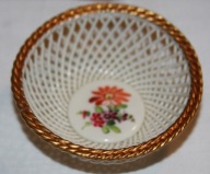 MISECZKA**PORCELANA **KOSZYCZEK**AŻUR**