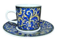 Filiżanka z podstawką Arabesque - Styl Versace