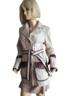 miękka KURTKA skórzana skóra naturalna 38