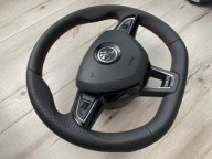 KIEROWNICA SKÓRA SKÓRZANA MULTIFUNKCJA SKODA OCTAVIA VRS RS 5E0419091AP