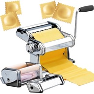 Ręczna Maszynka Do Makaronu Wałkowania Krojenia Ciasta NIERDZEWNA 7w1