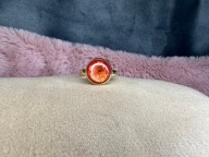 Unikatowy pierścionek handmade z kwiatem w żywicy