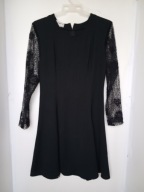 sukienka czarna koronka