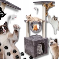 DRAPAK DLA KOTA KOCIĄT DOMEK ZABAWKI TUNEL SŁUPEK MYSZ STABILNY SOLIDNY