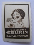 Eburin - pasta do zębów - zalepka reklamowa