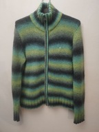 CARDIGAN GAASTRA SWETER ROZ. M\L WEŁNIANY SWETR BOHO HIPPIE