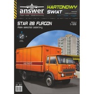 Model kartonowy ciężarówka STAR 28, Answer, 1:25