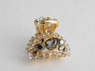 METALOWA KLAMRA DO WŁOSÓW CYRKONIE