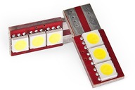 W5W CANBUS POSTOJÓWKI LED T10 3 SMD 5050 BIAŁE 12V