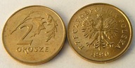 1990 r 2 gr grosze MW * MENNICZE