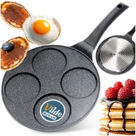 PATELNIA DO JAJEK NALEŚNIKÓW 26CM GRANITOWA KUCHNIA WPROWADZINY PREZENT DOM