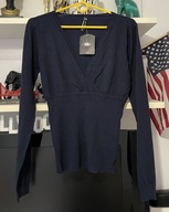 I SWETER TTH BLUZKA SWETERKOWA GRANAT