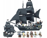 PIRACI STATEK PIRACKI Z KARAIBÓW CZARNA PERŁA duży + OSWIETLENIE LED