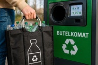 Torba na butelki plastikowe do butelkomatu 2 szt składana z uchwytami 65 cm