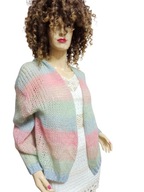 Black Colour SWETER swobodny wdzianko z wełną moherową 36/38