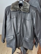 Kurtka skórzana ocieplana