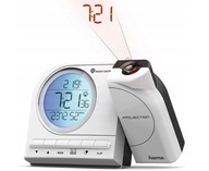 Zegar budzik Hama biały 14cm