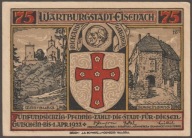 Wartburg Niemcy 75 pfennig 1922 - notgeld