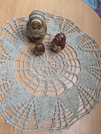 SERWETKA szydełkowa serwetki Hand Made śr45 misterne cacko