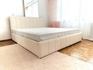 NOWE LOZKO ZE STELAZEM MATERACEM POJEMNIKIEM NA POSCIEL BOUCLE 180 X 200 CM