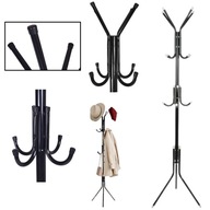 METALOWY WIESZAK STOJĄCY NA UBRANIA DO HOLU BIURA GABINETY GOCKOWIAK CZARNY