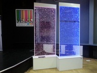 Ścianka ściana wodna bąbelkowa led 270x100cm