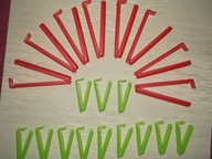 KLIPSY do zamykania torebek 20 sztuk - różne rodzaje klipsów