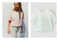 ZARA KOSZULKA FARBOWANA METODĄ TIE DYE 128