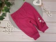 F&F spodnie ocieplane 74cm 6-9mies